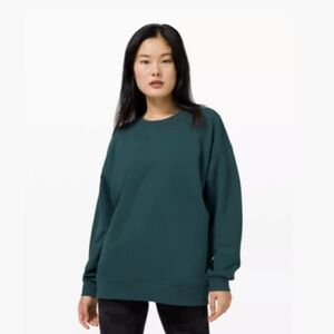 Lululemon Perfectly Oversized Crew, Color: submarine